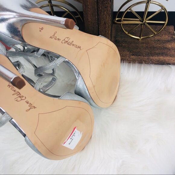 ‎Sam Edelman | strap sandals silver - Picture 5 of 5